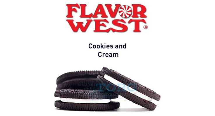 Изображение Ароматизатор Flavor West Cookies and Cream Ароматизатор Flavor West Cookies and Cream